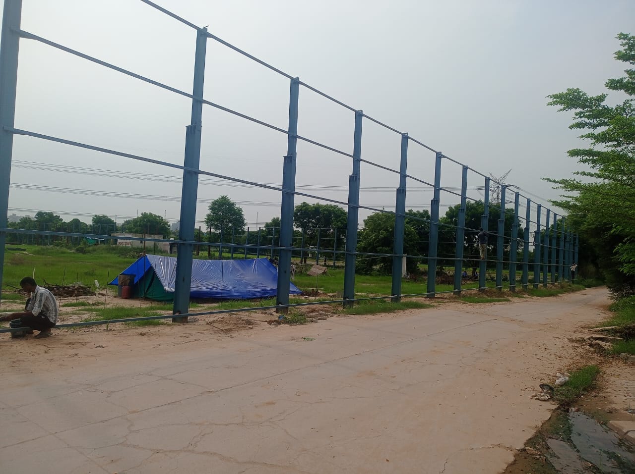Safety Barricading Steel Framing