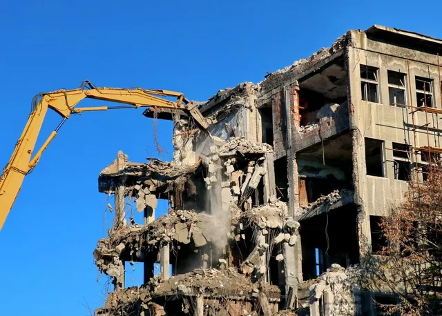 Old Building Demolition overview site layout