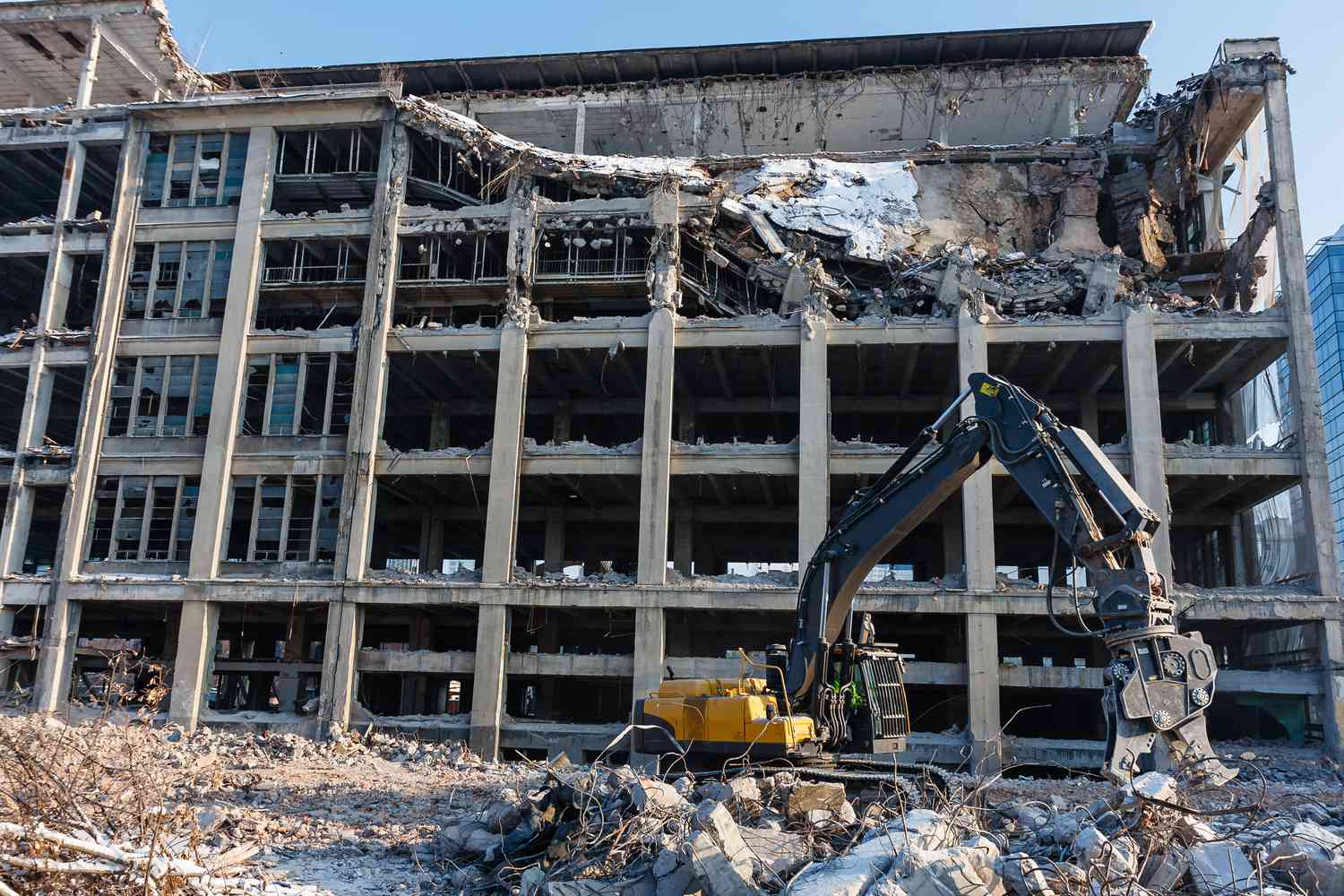 Structural Excavator Work