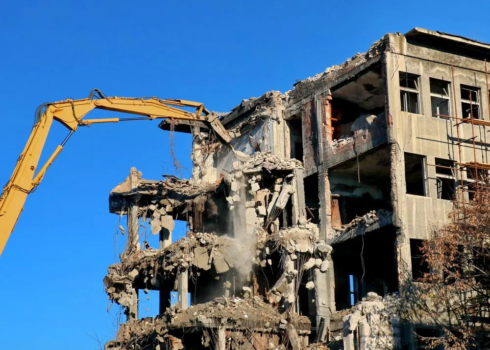 Old Building Dismantling overview site layout
