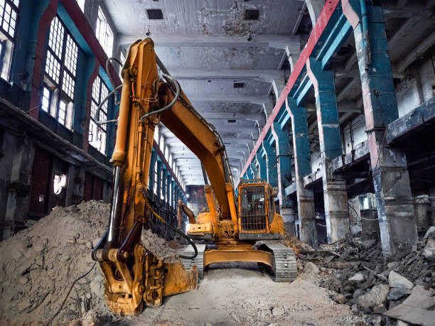Industrial plant decommissioning and heavy structural demolition in Delhi NCR