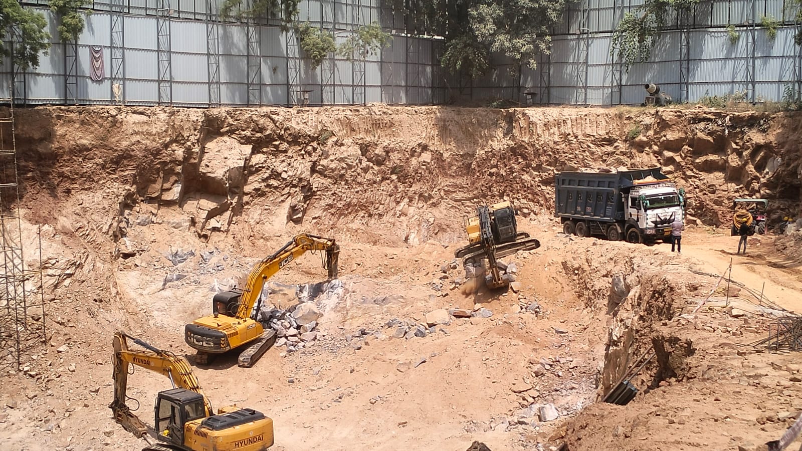 Rock Cutting Operation