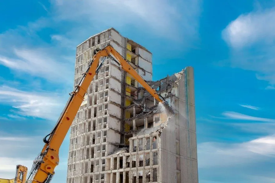 Tower Base Structure Breaker