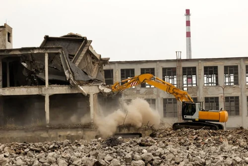 Old Building RCC Demolition overview site layout