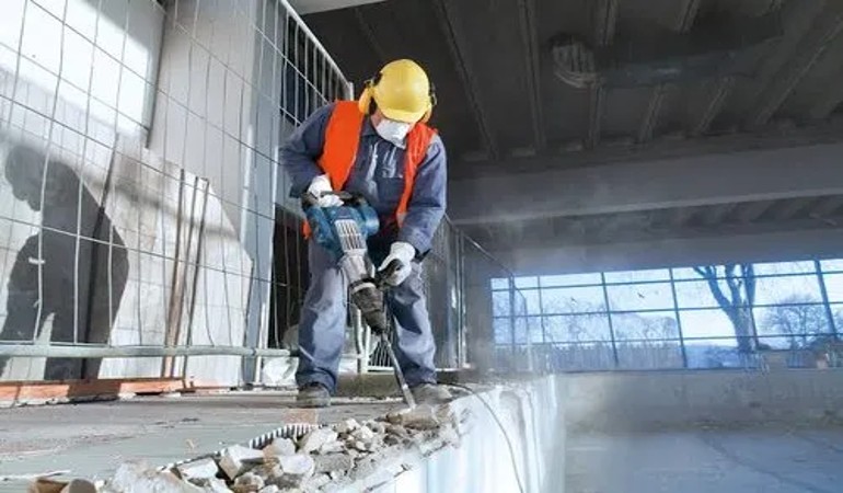 Floor Slab Deconstruction