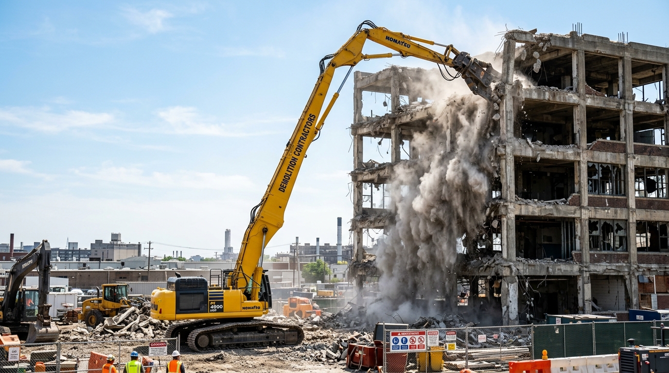 Old Building High-Rise Demolition service operations site image